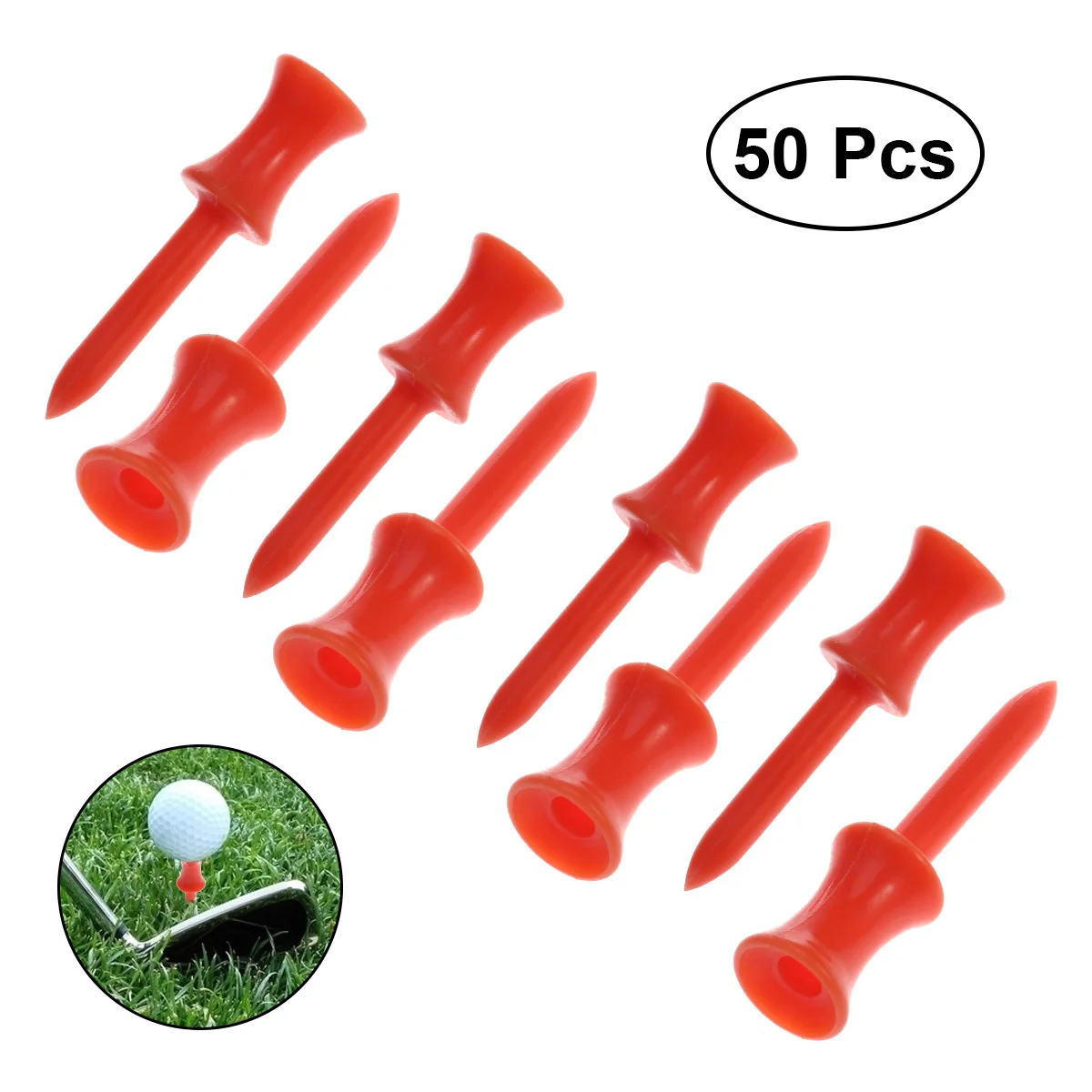 

50 шт. 48 мм большой замок тройники (оранжевый)