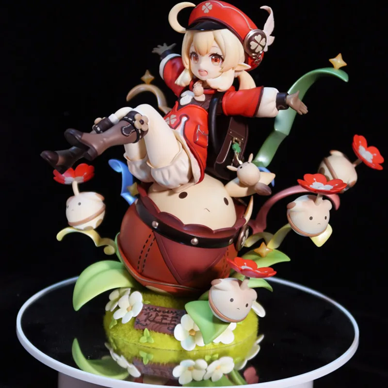 Genshin-figura de acci&oacute;n de PVC de 17cm, modelo de colecci&oacute;n de Klee, Hibana Knight Ver Girl, 1/7-2