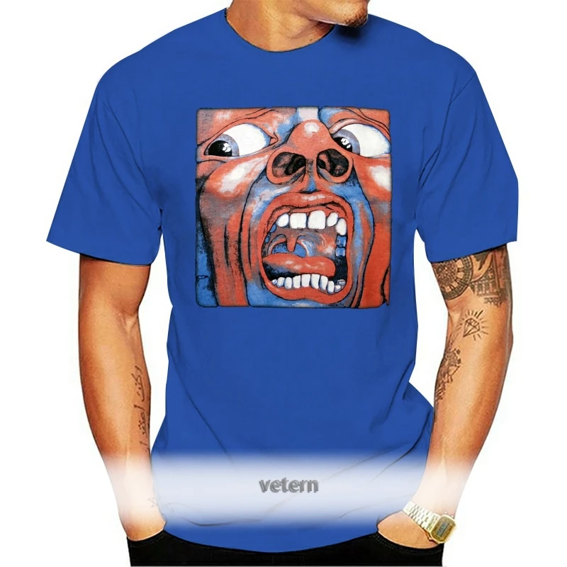 

King Crimson Men's In The Court Of The Crimson King T-shirt Black