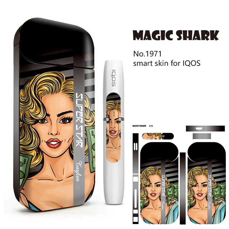 Наклейка для IQOS 2 4 Plus наклейка на крышку электронной сигареты p | Мобильные