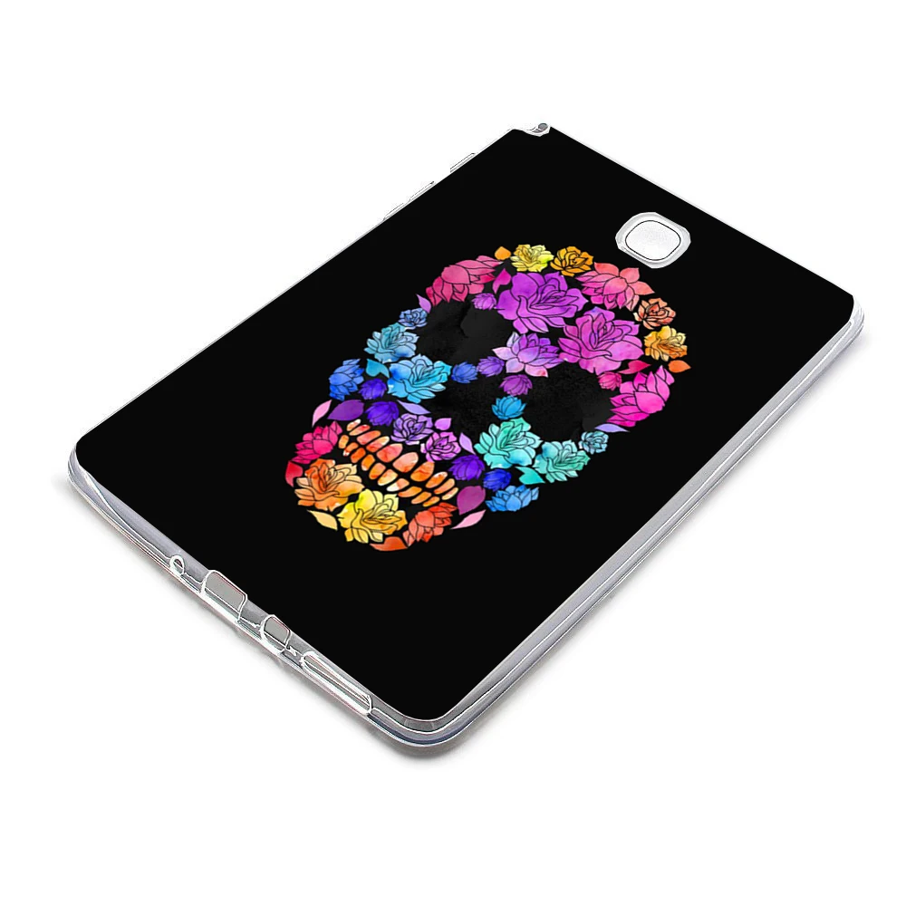 Мягкий TPU чехол для samsung Galaxy Tab A 8,0 SM-T350 SM-T355 SM-P350 SM-P355 S pen версия окрашенные прозрачная на планшет задняя крышка