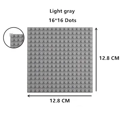 

Single-Sided 16*16 Small Bottom Plate Building Blocks Plastic Assembly Blocks Compatible Educational Toys For Kids