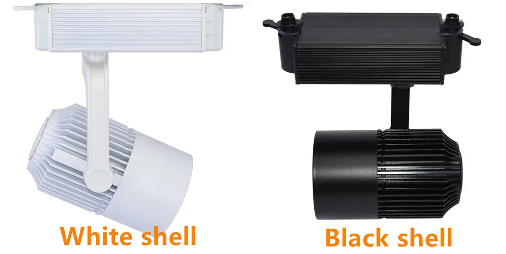 

30W COB LED Rail Tracklight Spotlight Lamp Replace 300W Halogen Lamp Warm white 3000K cold 6500K Natural White 4000K 110V 220V
