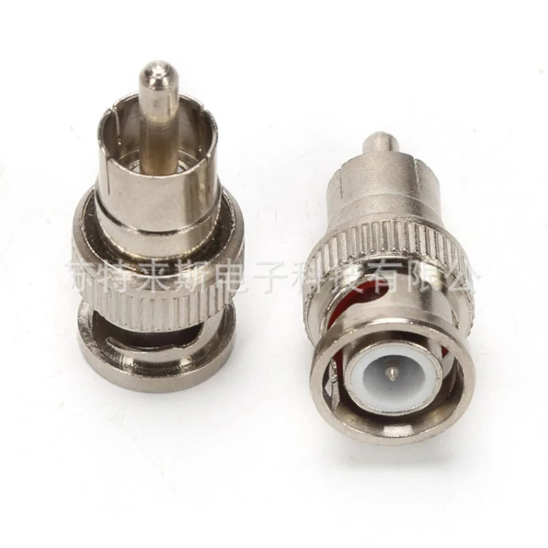 5pcs/2pcs RCA Male to BNC Connector Adapter for CCTV Surveillance ip Camera video balun poe splitter Security System plug | Обустройство