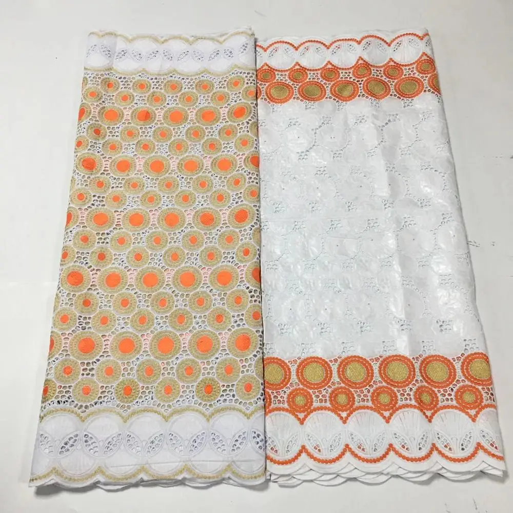 Белая синяя африканская 2 5 Y базин богатая кружевная хлопковая ткань 2020 высокое