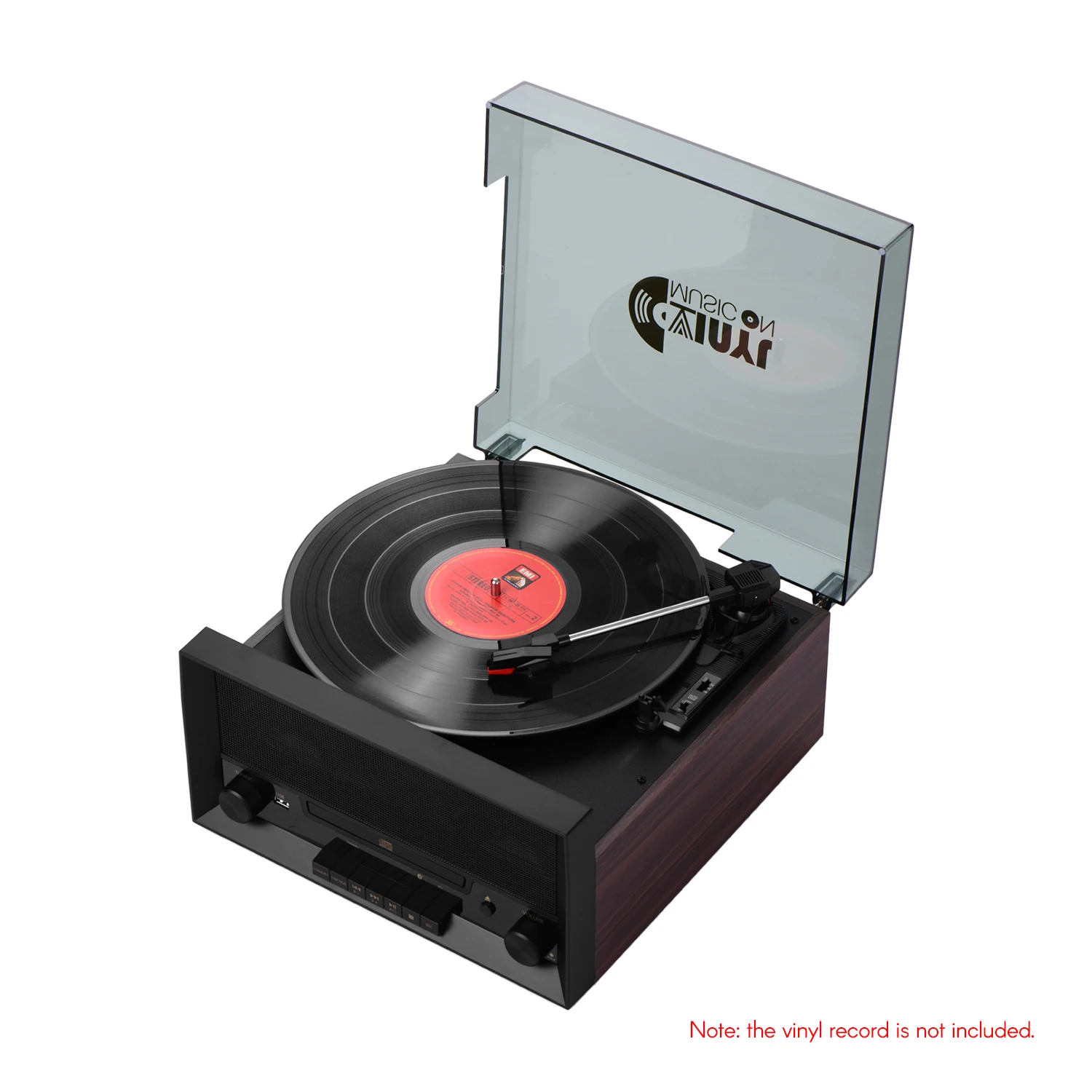 Классический 8 в 1 поворотный музыкальный центр беспроводной BT Виниловый