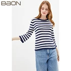 Женский джемпер в морскую полоску Baon B130048