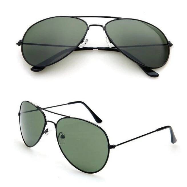 Солнцезащитные очки прозрачные линзы Для женщин мужчин унисекс металлические