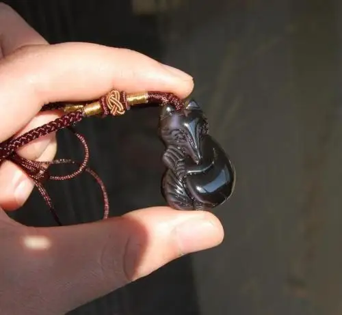 LETSFUN Изящные Ювелирные изделия натуральный ледяной обсидиановый камень ручная