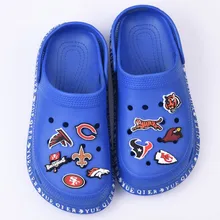 1pcs PVC University Croc Charms Shoe  Decoration Accessories  Buckle For Sandals Boys Gifts