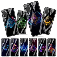 marvel hero color for samsung galaxy s20 fe ultra note 20 s10 lite s9 s8 plus luxury tempered glass phone case cover