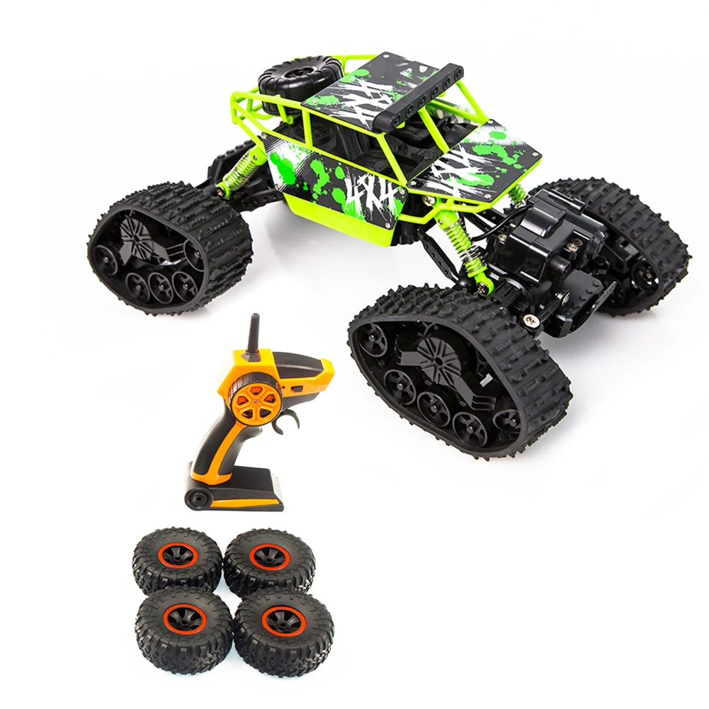 1/18 2WD высокая скорость RC внедорожный альпинистский гусеничный автомобиль Снежная дорожка Рок Гусеничный каток автомобиль Детский робот RC автомобиль игрушки для подарков