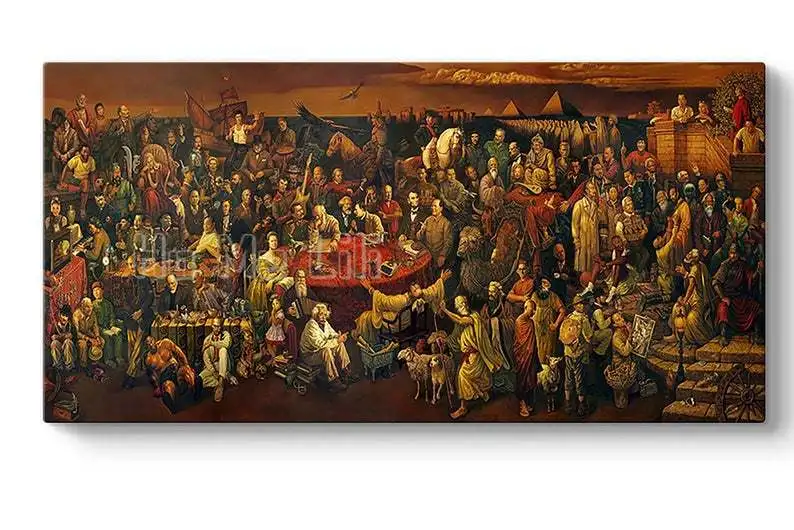 

Divine Music Art Oil Painting Wall Home Decoration