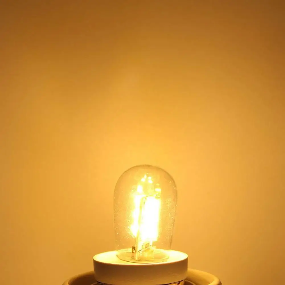 220v Led холодильник светильник с кнопком лампы E12 Маленький Винт 50000h теплый белый и