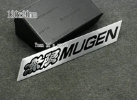 wholesale 10pcs mugen aluminum emblem car badge sticker decal 3d logo car body stickers car styling
