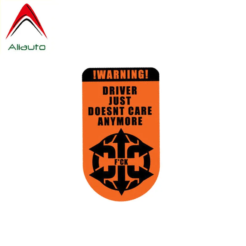 Алиавто смешной автомобиль Stciker драйвер просто не заботится больше наклейка
