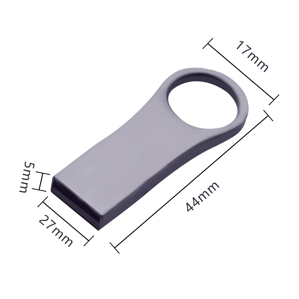 

Usb Flash Drive 64GB 32GB 16GB 8GB 4GB Pen Drive Pendrive Waterproof Metal Silver U Disk Memoria Cel Usb Stick Gift Custom Logo
