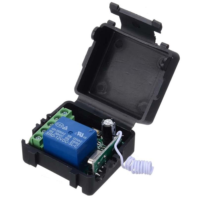 Беспроводной Радиочастотный пульт дистанционного управления 433 МГц 1 канал 12 В 10