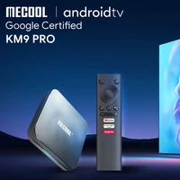 tv box for netflixs mecool km9 pro android 10 tv box 4g ddr4 set top box wifi bt 4 1 amlogic s905x2 android 9 0 media player