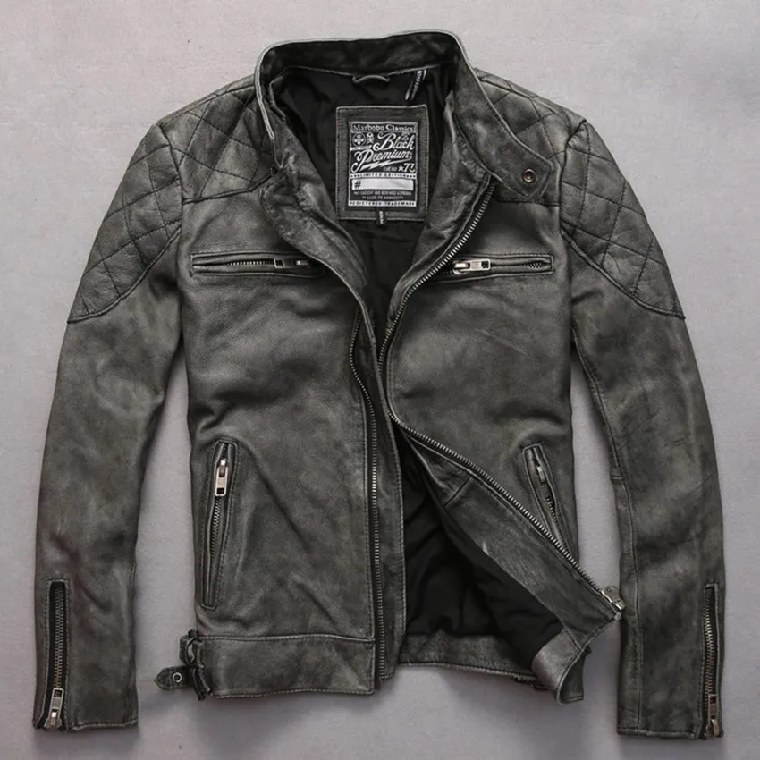 Ykk Leather Jacket