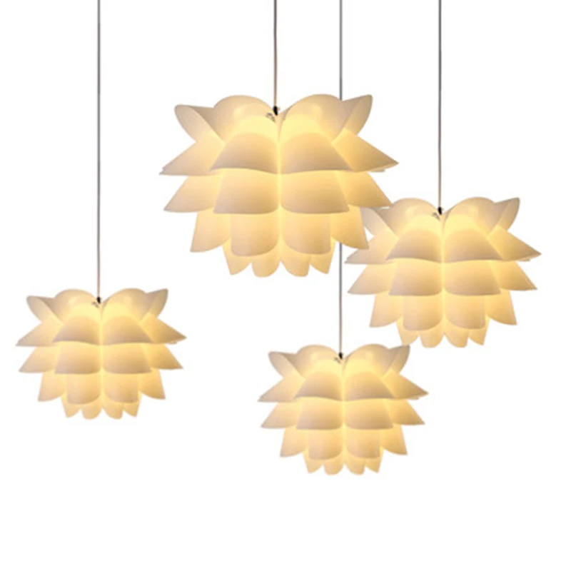 

Modern Lotus Flower Lampshade Lamp Shade for Ceiling Pendant Light Home Decor Office Hotel Bar Decoration DIY (Self-Assembly)