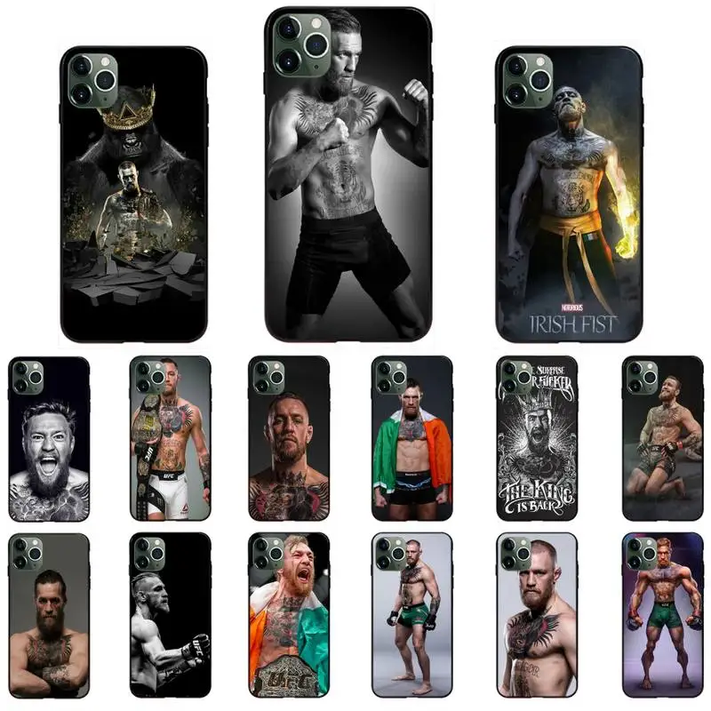 

YNDFCNB Conor Mcgregor The King Phone Case Cover For iphone 13 8 7 6 6S Plus 5 5S SE 2020 11 11pro max XR X XS MAX