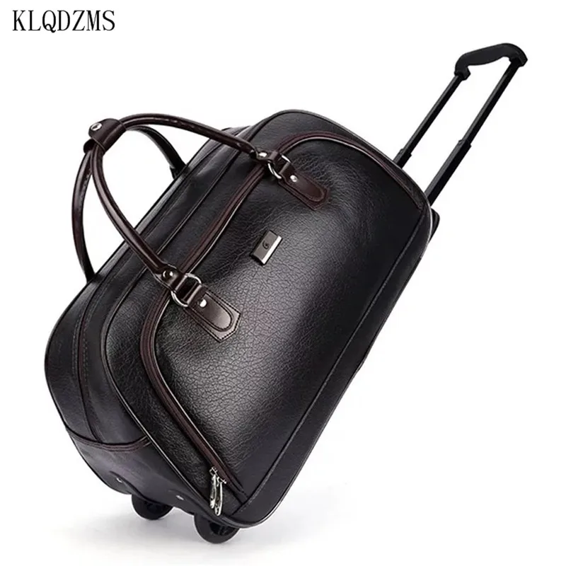 KLQDZMS багажные сумки Дорожная сумка с колесиками для женщин и мужчин чемодан на