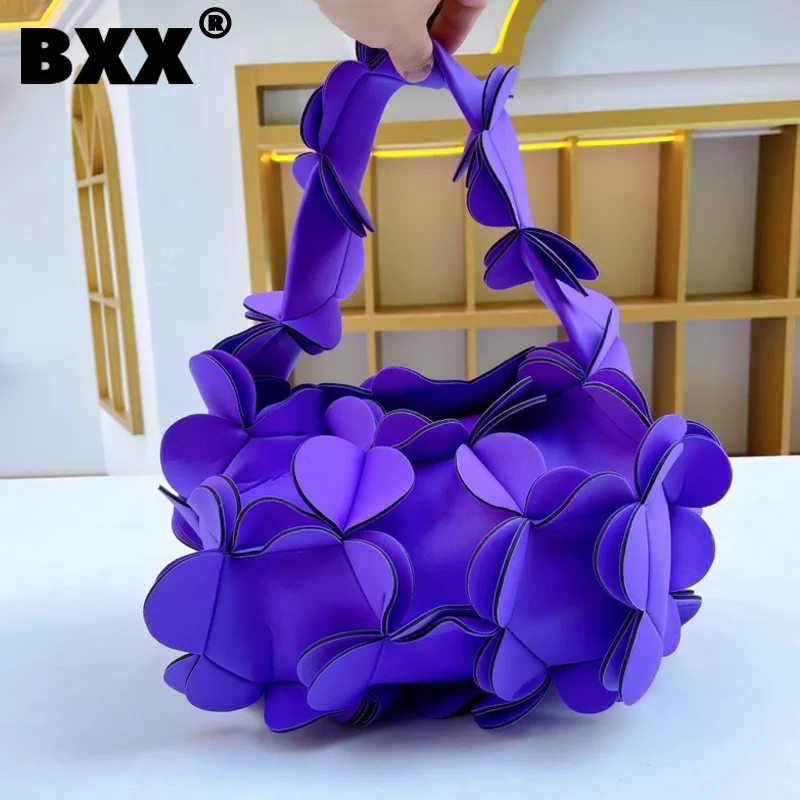 

[BXX] простые женские Сумки из искусственной кожи с лепестками, осень 2021, брендовая сумка на плечо, сумки, трендовая Роскошная дорожная Сумочк...