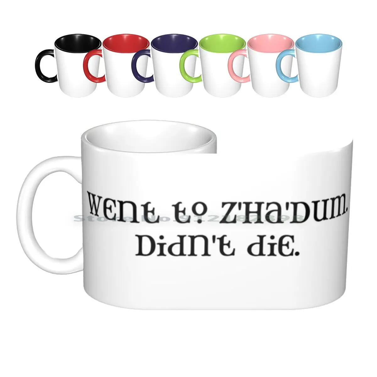 

I Went To Z'ha'dum And I Got This Thing. Ceramic Mugs Coffee Cups Milk Tea Mug Babylon 5 Sci Fi Science Fiction Tv B5 Zhadum