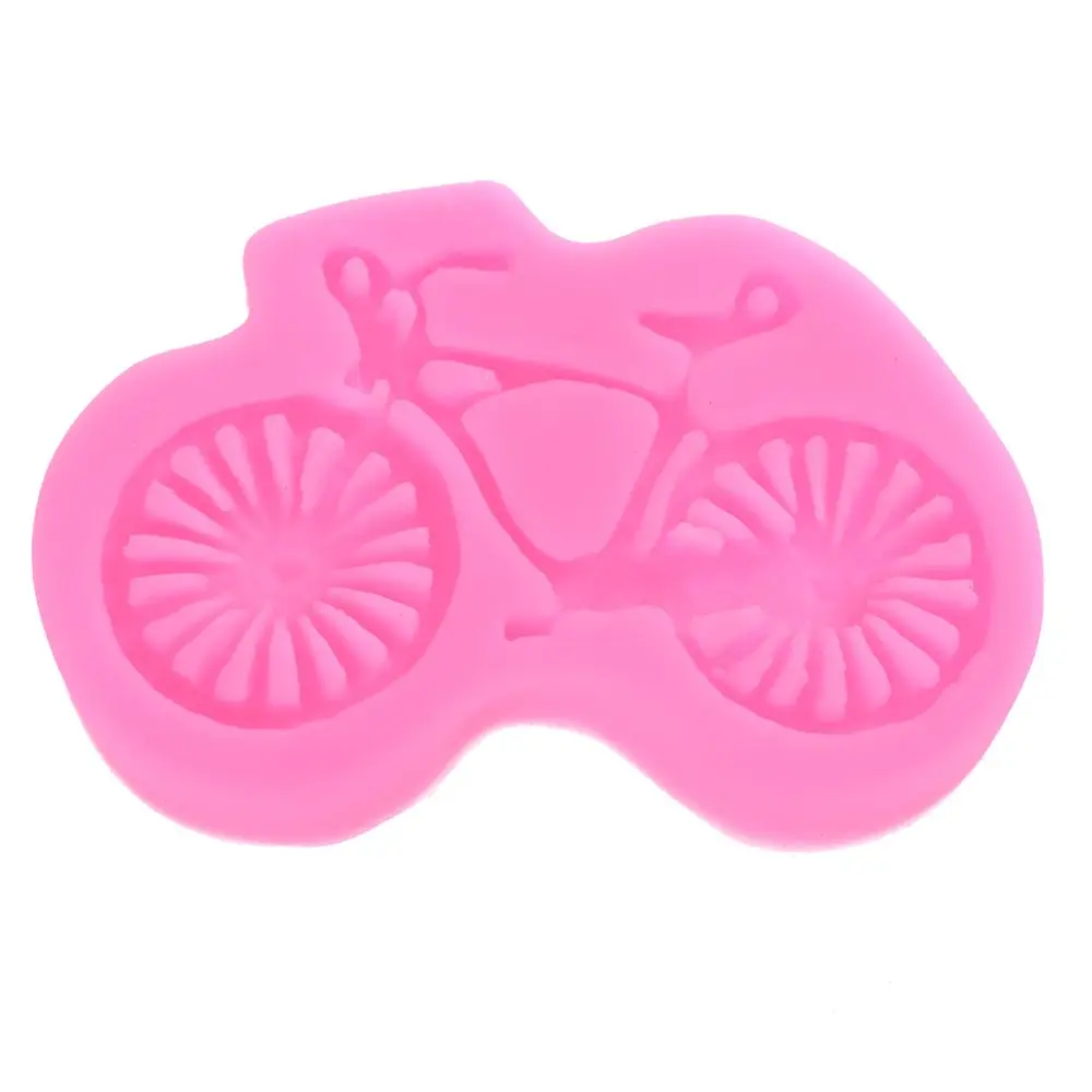 3D силиконовая форма для велосипеда торта инструмент выпечки пищевой силикон