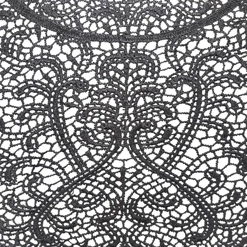 5 шт 3D Полые Цветы Кружева декольте Ткань DIY ручной работы свадебное платье