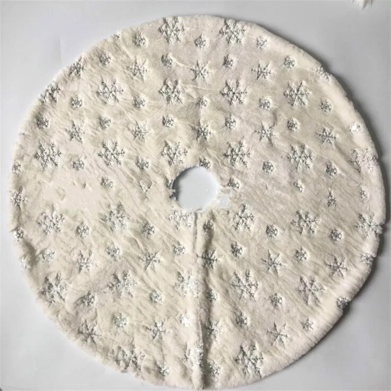 Серебряные блестки вышитая Снежинка елка юбка Рождественская Рождественское