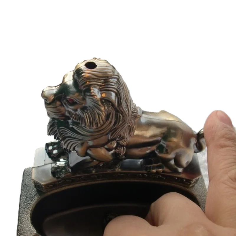 

Lion Metal Ashtray with Lighter Weed Tray Set Smoking Gadgets for Men Smoke Accesoires Funny Ashtray Weed Tray Set Acrylic Tray