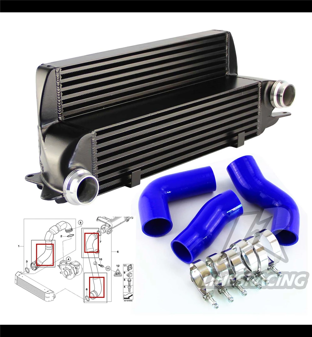 Для интеркулера силиконовый набор турбо EGR шланга подходит для BMW E60 E61 5 серии 530d