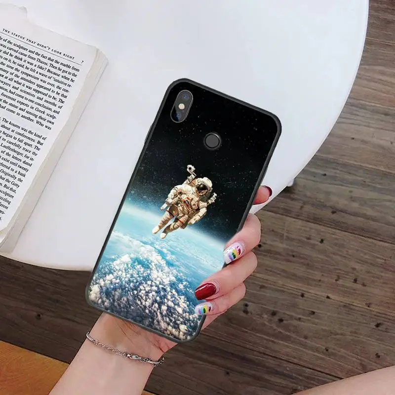 

interesting Funny astronaut aesthetics Phone Case For Xiaomi Redmi note 7 8 10 9 s 9t lite pro