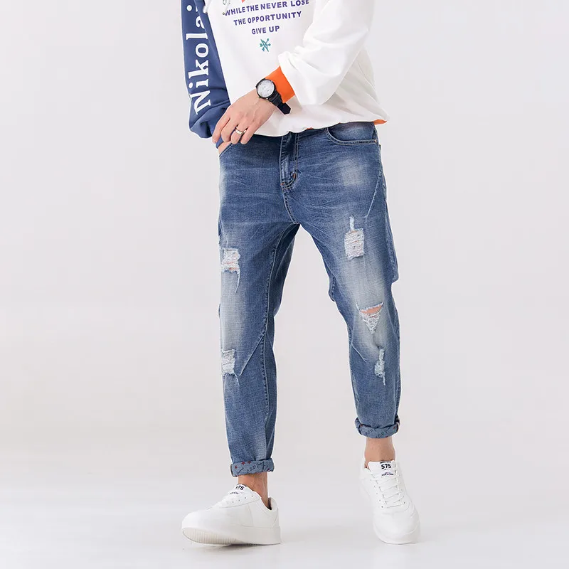 

Casual Overalls Baggy Wide Leg Oversize Men's Pants New Popular Jeans for Men Trousers Cargo Denim Jean