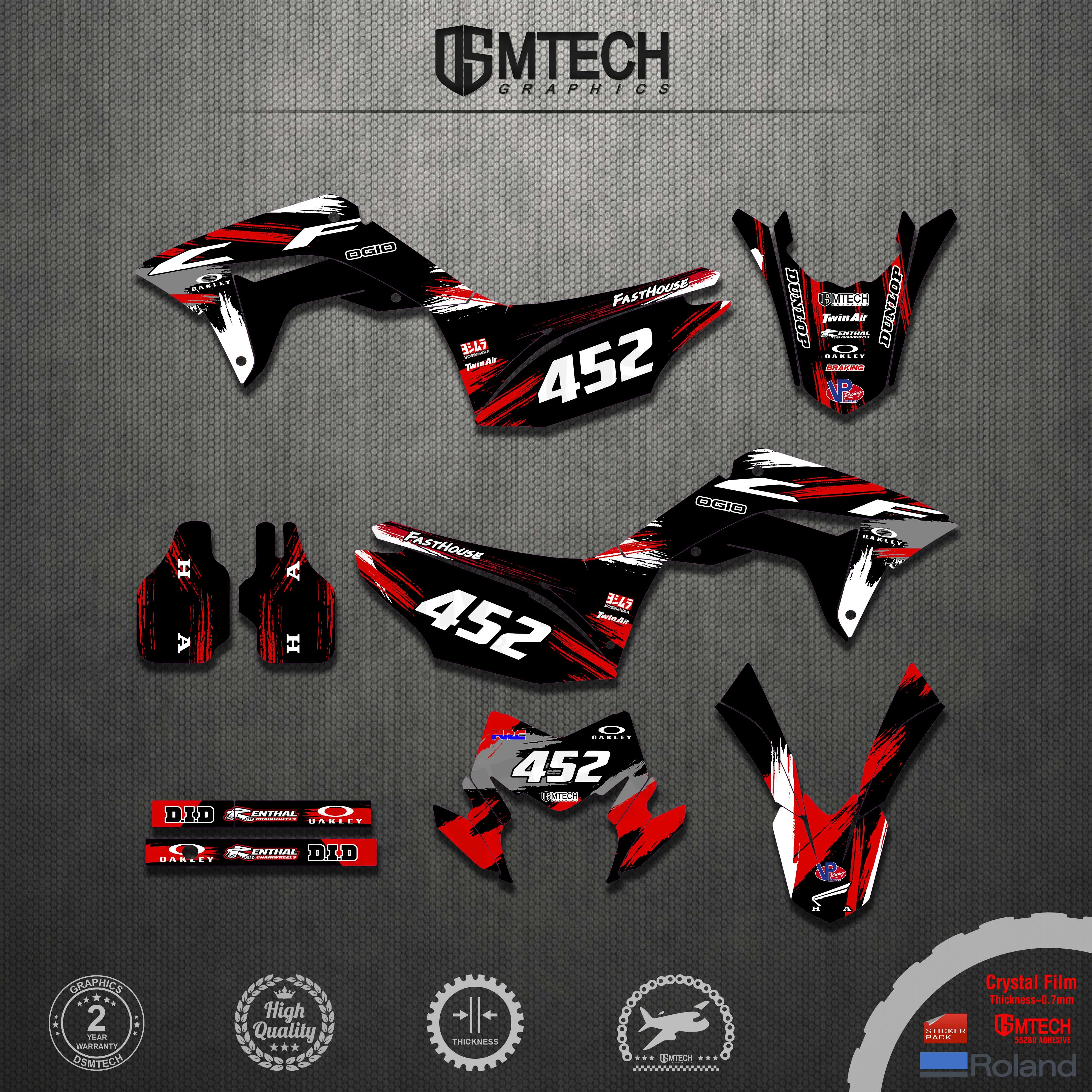 DSMTECH Stickers Motocross Backgrounds Graphics Decals  Kits  For HONDA 2019 2020 2021 CRF150L