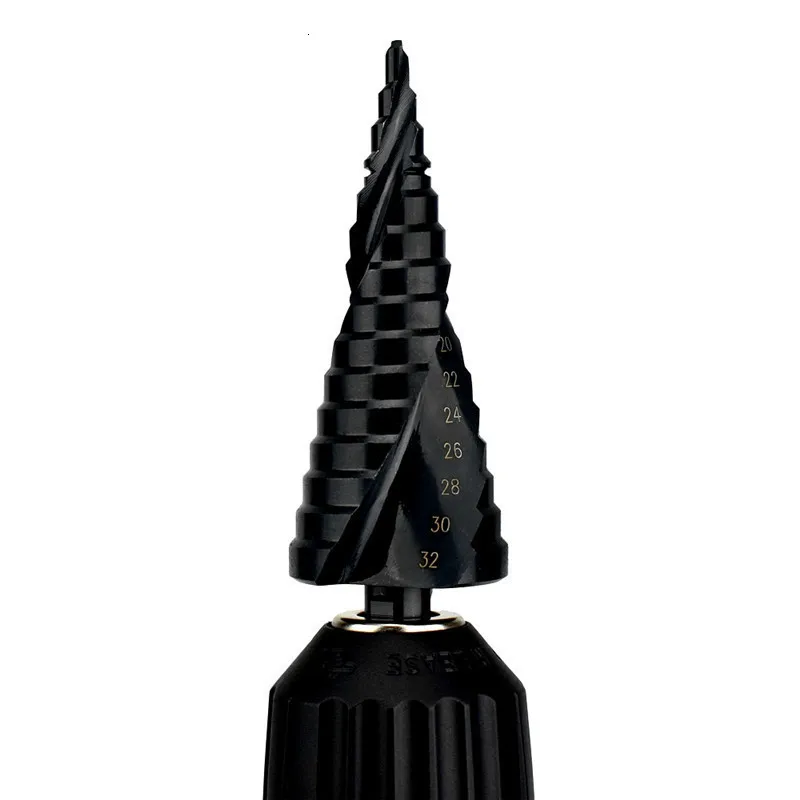 Набор ступенчатых сверл LAMEZIA комплект из 3 насадок быстрорежущей стали и кобальта