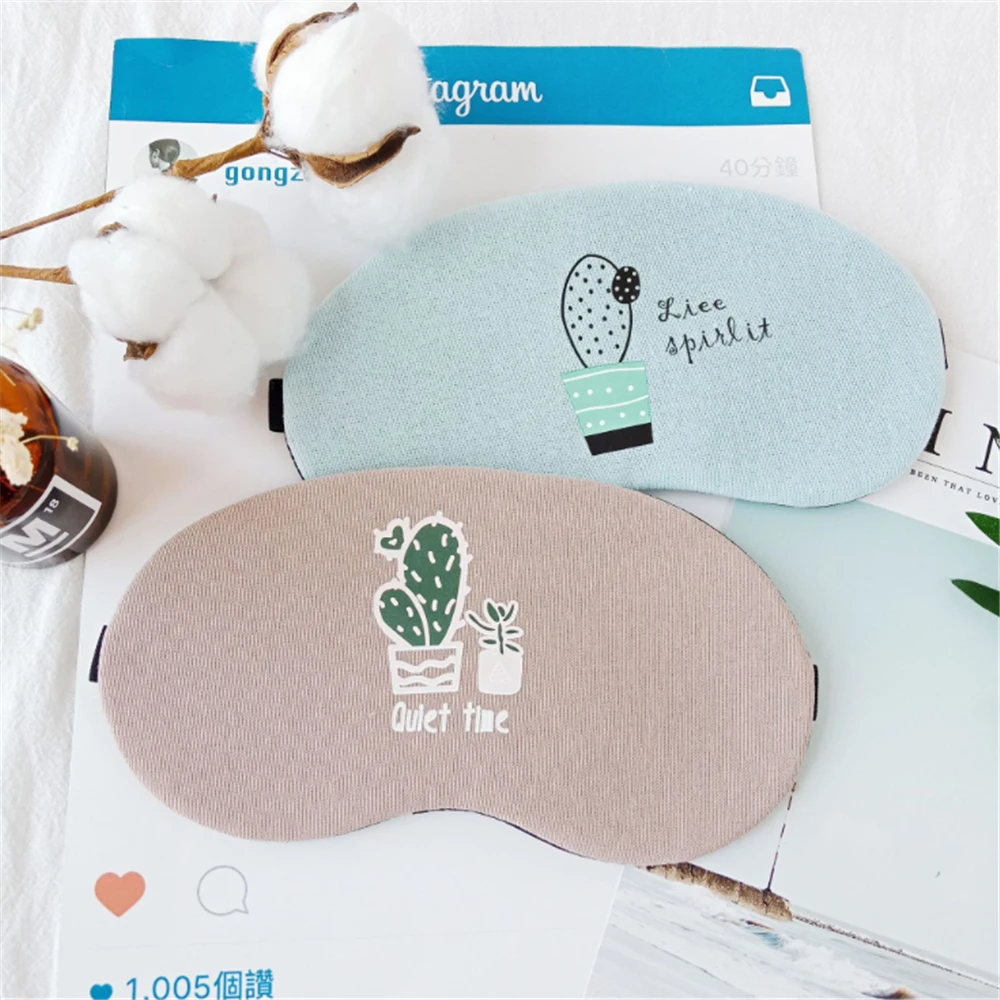 

1Pcs Cute Hot Fashion Cute Cactus Sleeping Mask Soft Rest Relax Padded Sleep Shade Cover New Arrival Hot Sell