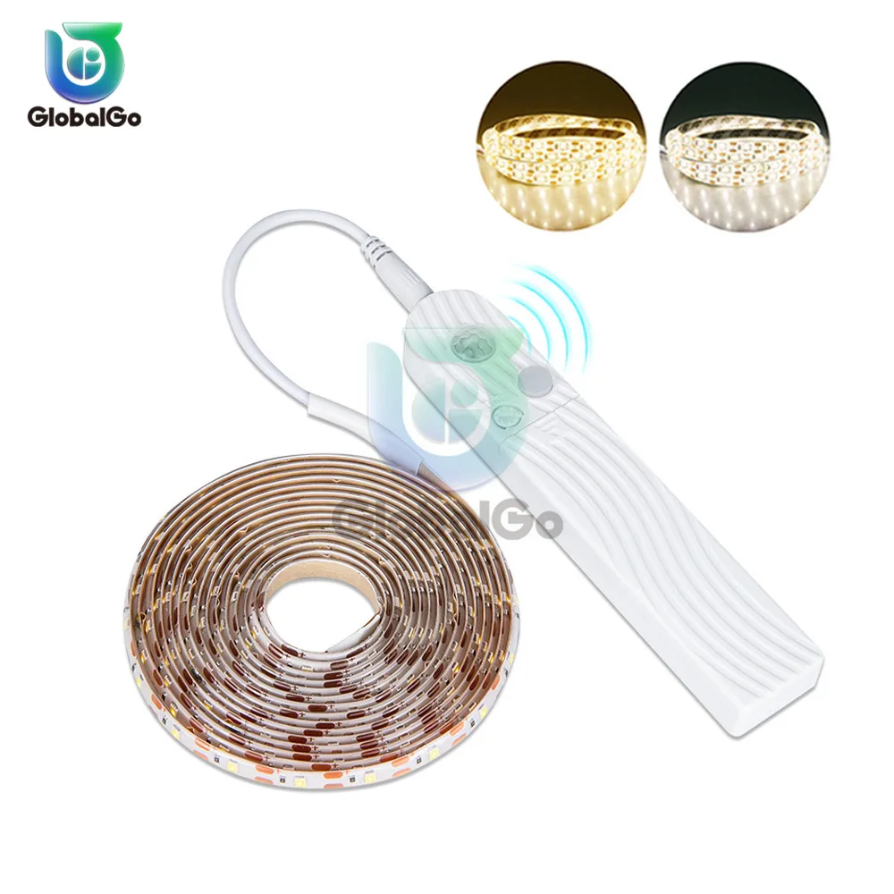 2835 SMD PIR светильник с датчиком движения для Kicthen лампа 1 м 2 м 3 м USB СВЕТОДИОДНЫЙ светильник s Шкаф украшение ночной Светильник