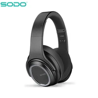 sodo mh11 bluetooth headphones speaker 2 in 1 over ear bluetooth 5 0 headset wearable speaker foldable hi fi stereo headphones