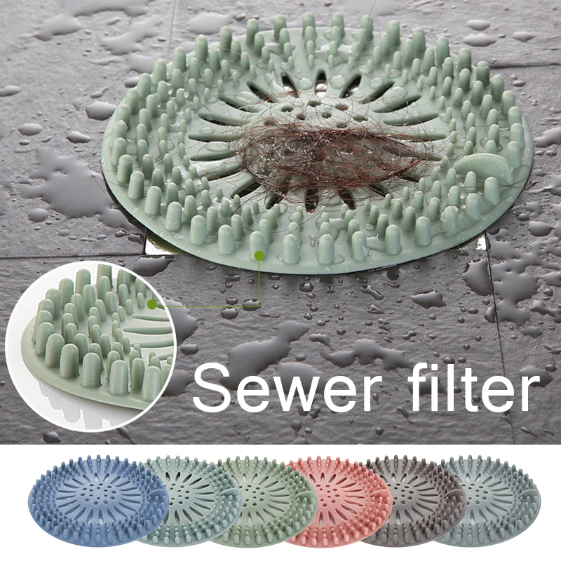 

High Quality Sink Sewer Filter Floor Drain Strainer Water Hair Stopper Shower Cover Bath Catcher Kitchen Bathroom Anti Clogging