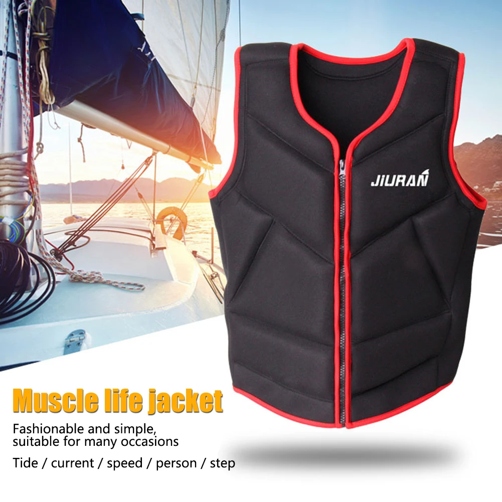 

Neoprene Buoyancy Vest Water Jacket Children Adult Sports Rescue Portable Swimming Lightweight Breathable Summer Fishing Jacket
