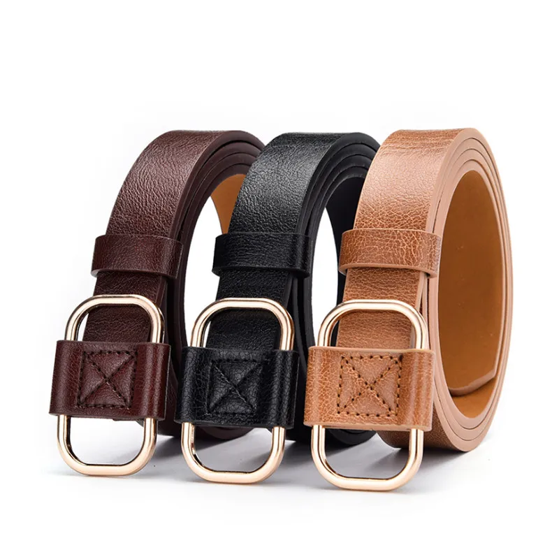 Женский ремень из натуральной кожи дизайнерский в стиле ретро Молодежные ремни