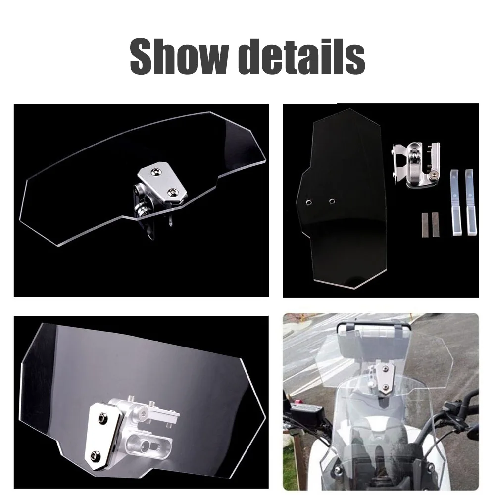 Универсальный мотоциклетный дефлектор сменный воздушный поток регулируемое