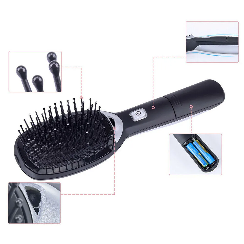 

Electric Hair Ionic Brush Straightening Irons Negative Ion Comb Anti-static Scalp Massage Straight Hair Comb