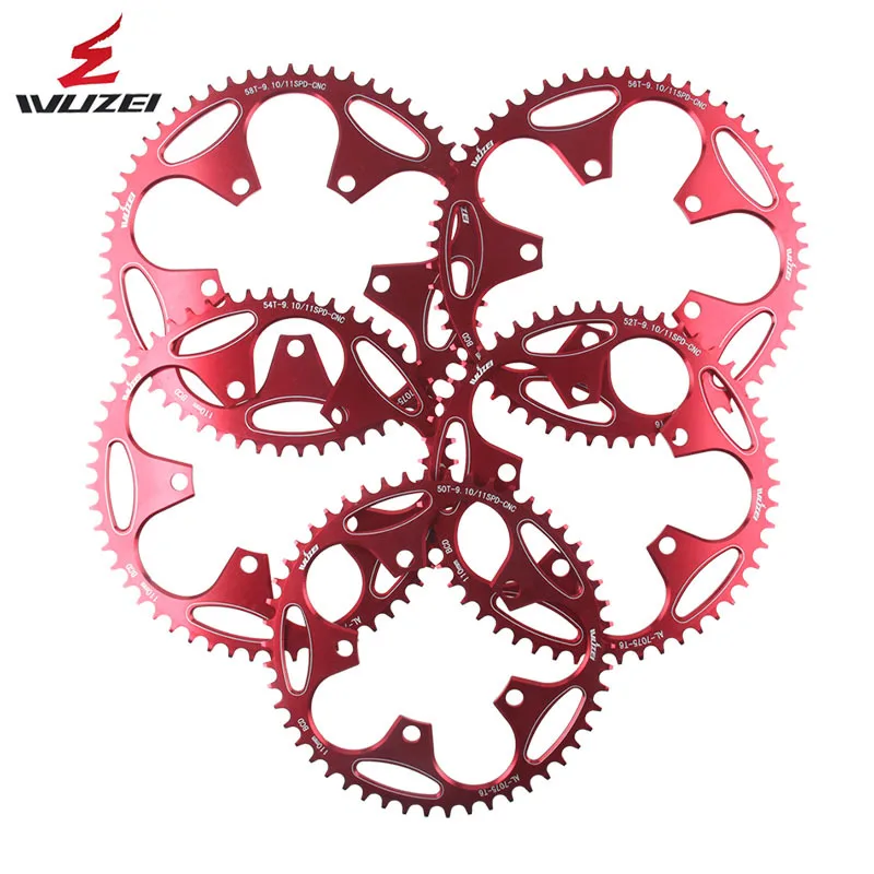 Шоссейный велосипед wuзел 110BCD круглая узкая широкая звездочка велосипедная