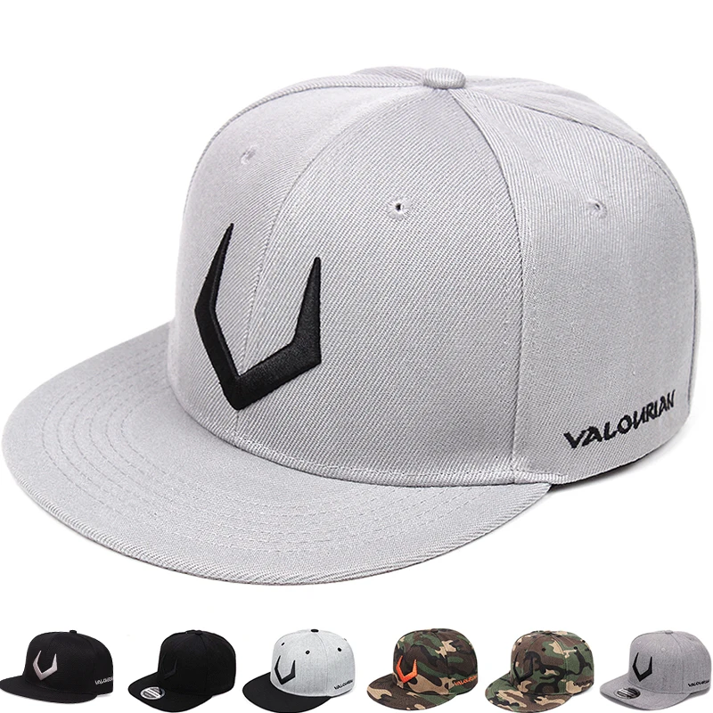 

Casual wild fashion flat brim hat high quality baseball cap snapback adjustable hip hop hat hat men's summer outdoor sun hat