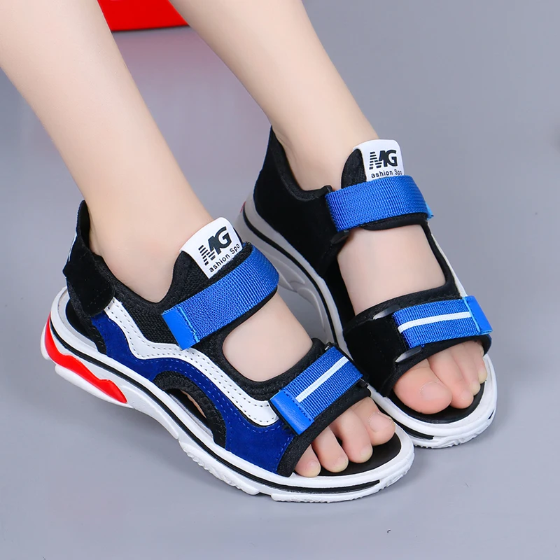 

Ins Hot Sports Casual Sandals For Boys Big Kids Beach Shoes Summer Children Sandals Non-slip Breathable Sweat-absorption 26-38