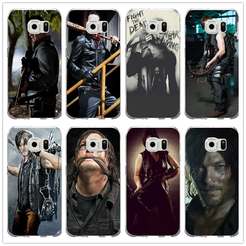 Ходячие мертвецы Дэрил Диксон для Samsung Galaxy Note 2 3 4 5 8 S3 S4 S5 Mini S6 S7 S8 S9 Edge Plus Мягкие